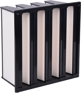 Filtro V-Bank con marco plástico