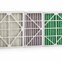 Filtro plisado de marco de papel – eficiencia media